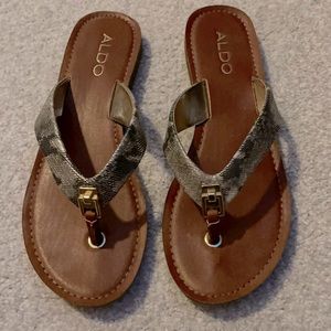 Aldo snakeskin sandals